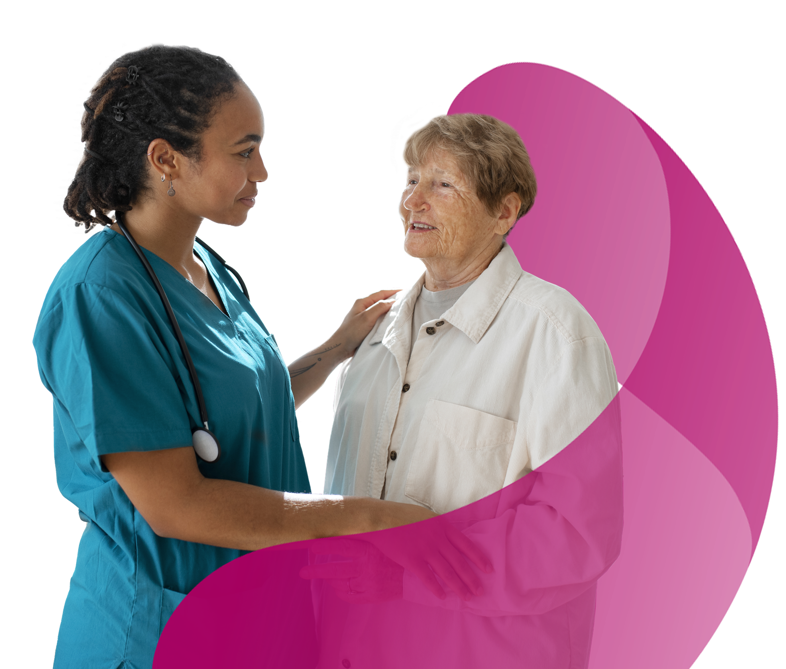 Nurse and patient